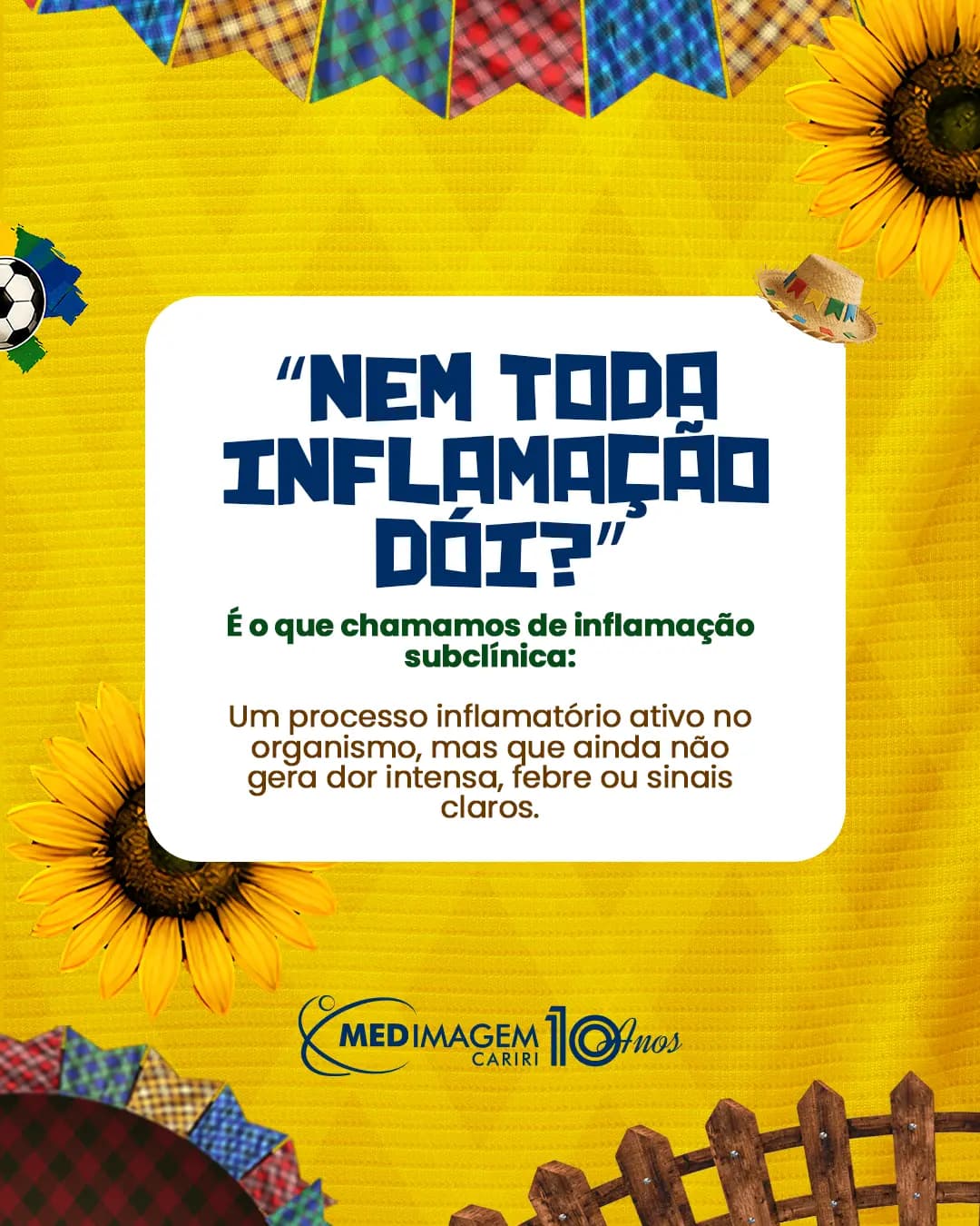 Nem toda inflamação causa dor