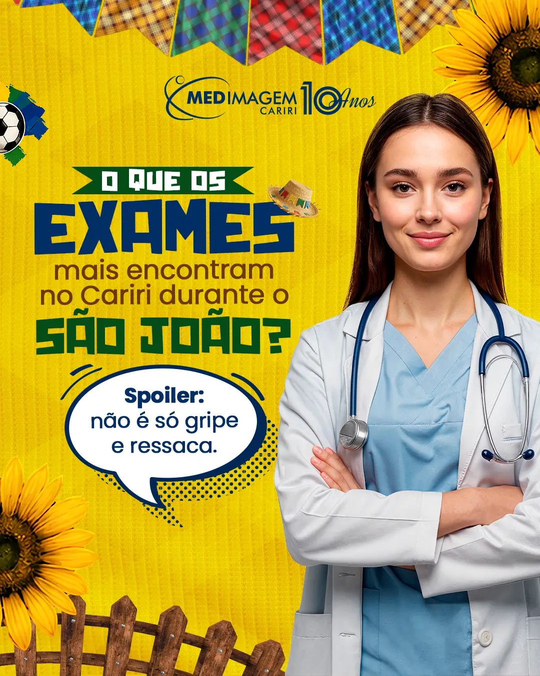 Exames de imagem durante o São João no Cariri