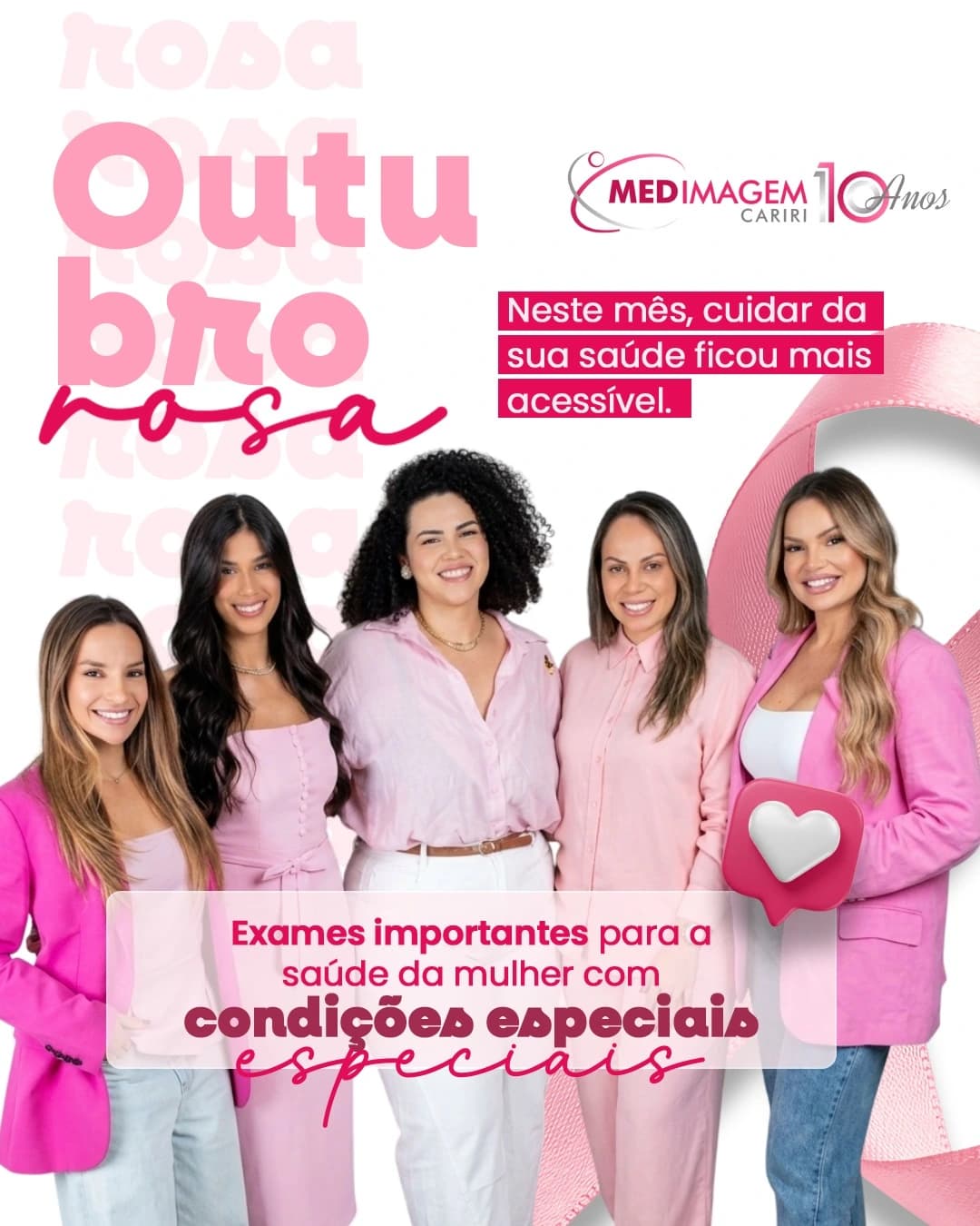 Campanha de Outubro Rosa da Medimagem Cariri