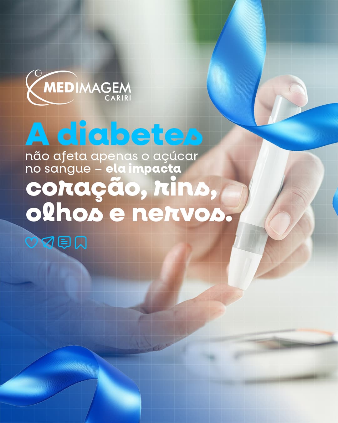 Diabetes: cuidados além do açúcar no sangue