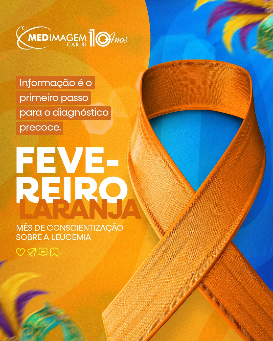 Fevereiro Laranja - Conscientização sobre Leucemia