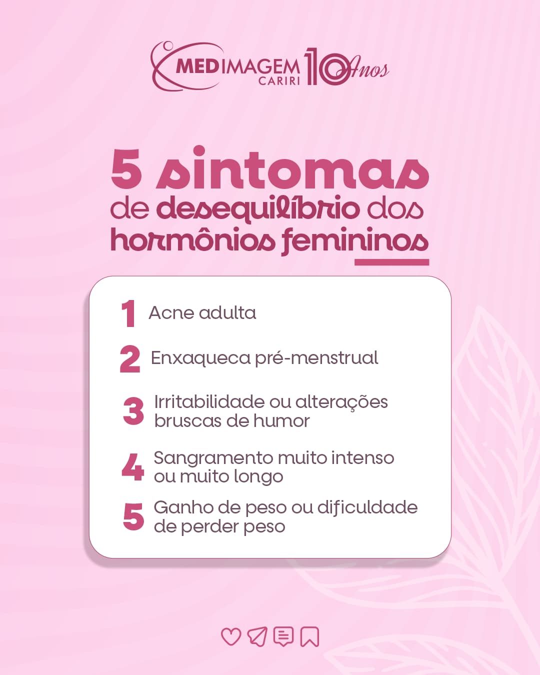 5 Sinais de Desequilíbrio dos Hormônios Femininos