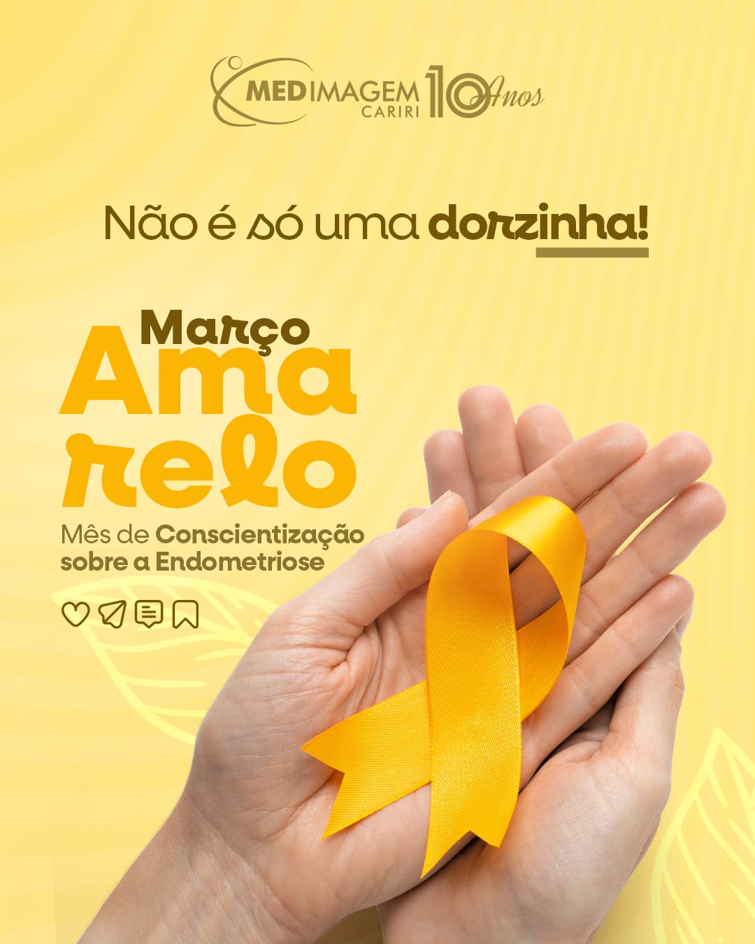 Março Amarelo - Conscientização sobre Endometriose